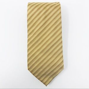Mens Joseph Abboud Gold Striped Neck Tie